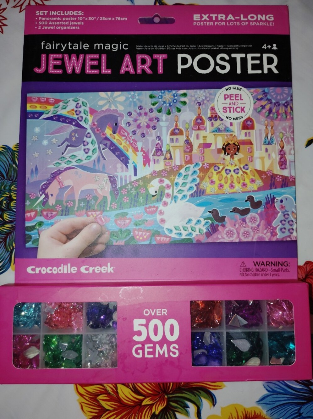 Crocodile Creek Unicorn Fairy Jewel Art Poster Kit 🆕